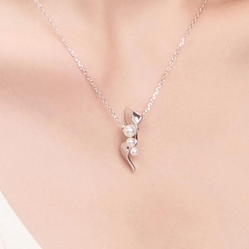 BABYBEI Shell Pearl Necklaces Women's-2