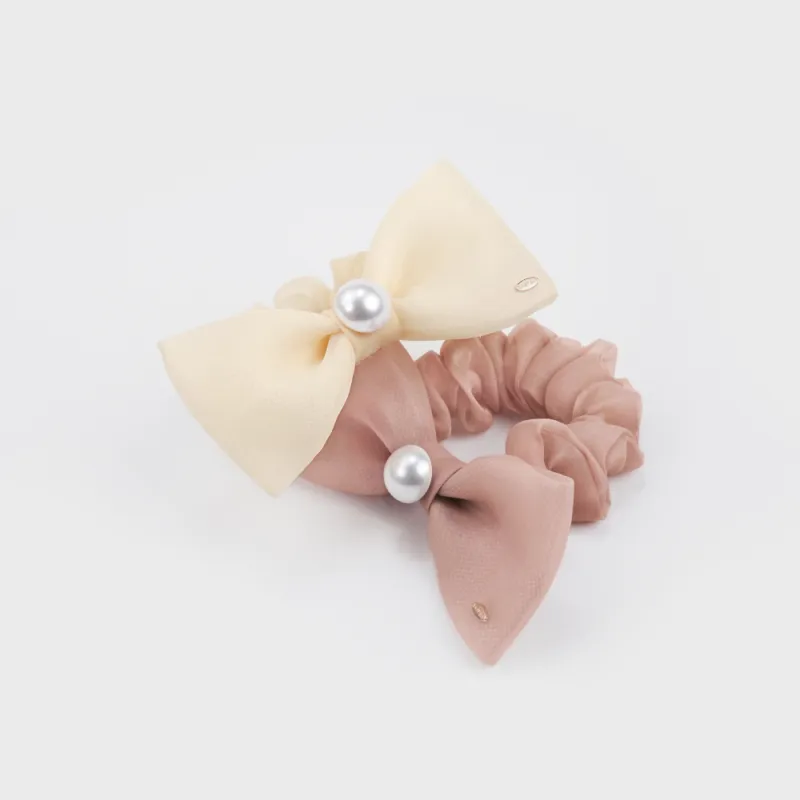 BABYBEI Bowknot Elegance Sweet Style Gentle Hair Tie Women's-3