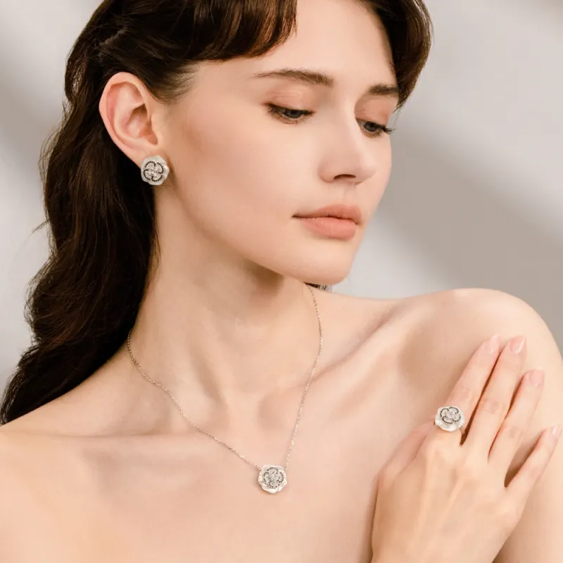 BABYBEI Mother Of Pearl Rings Women's-3