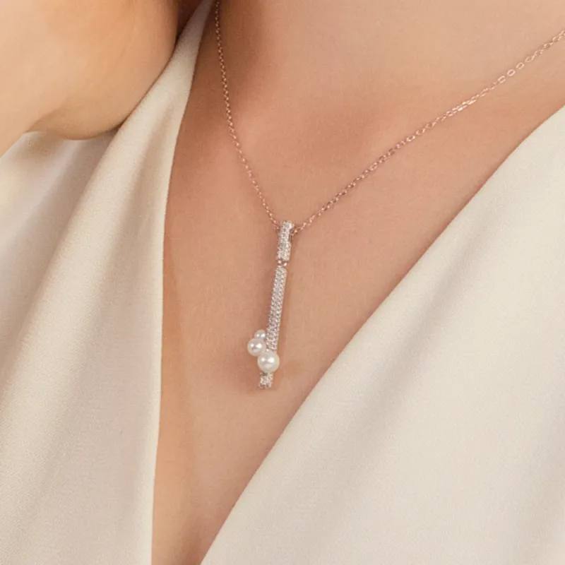 BABYBEI 925 Sterling Silver Necklaces Women's Silver-2