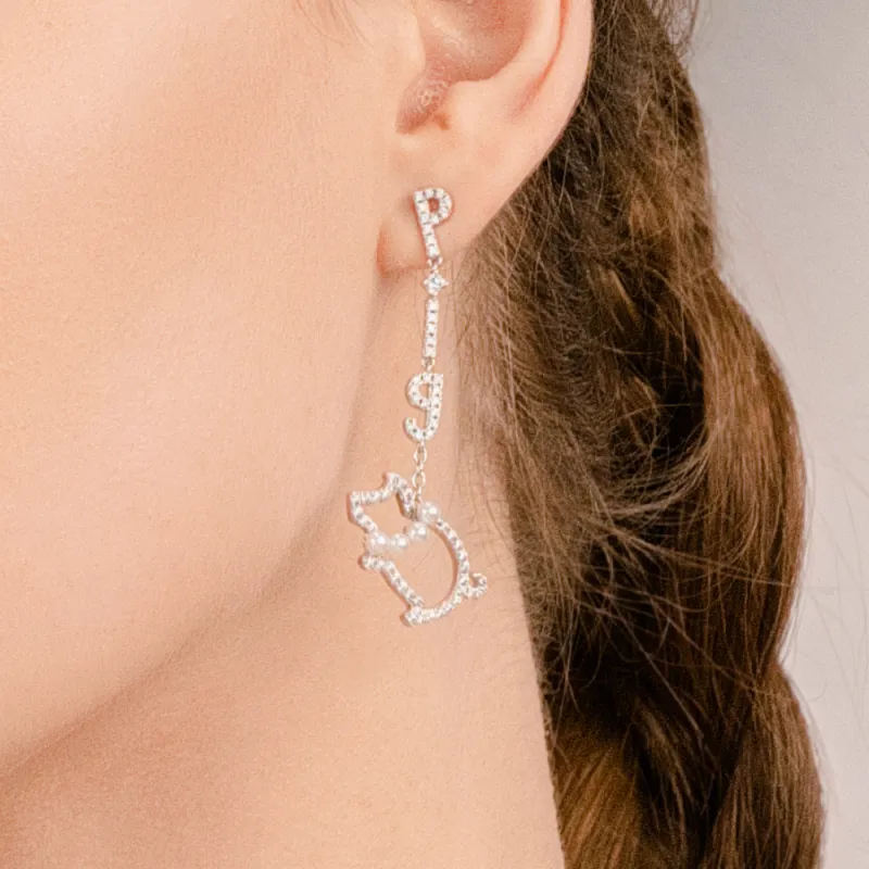 BABYBEI Shell Pearl Earrings Women's-4