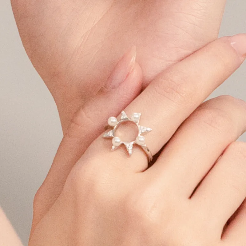 BABYBEI Synthetic Cubic Zirconia Rings Women's-2