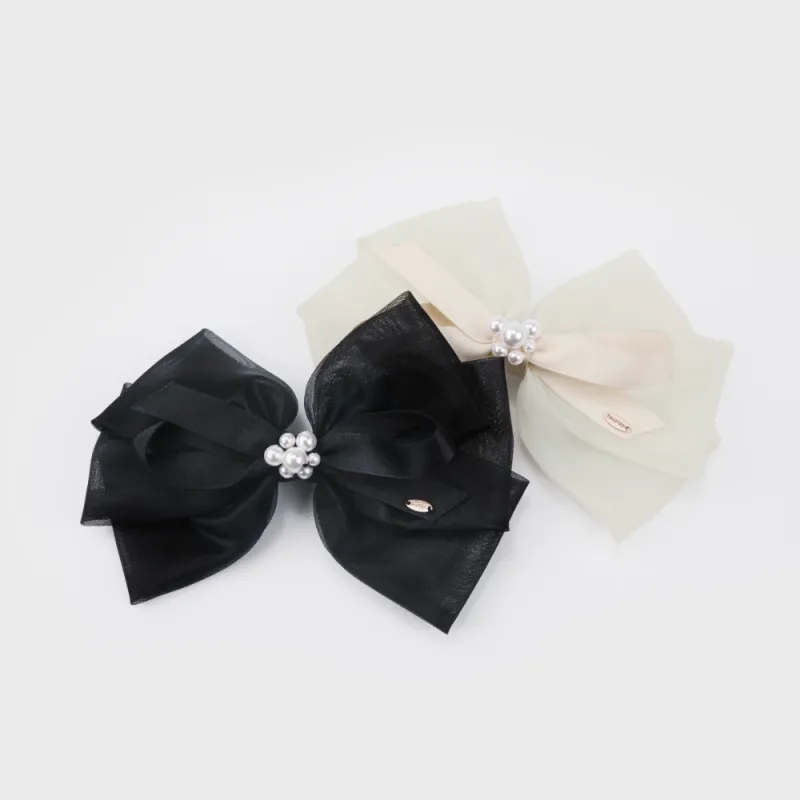 BABYBEI Pearl Hair Clips Women's-4