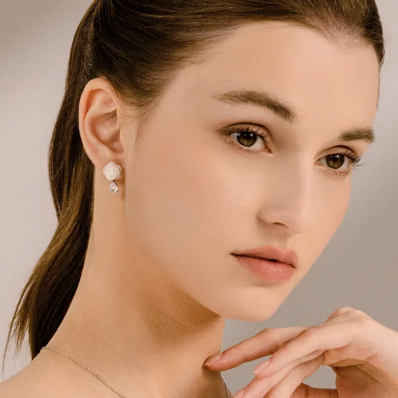 BABYBEI Mother Of Pearl Earrings Women's-2