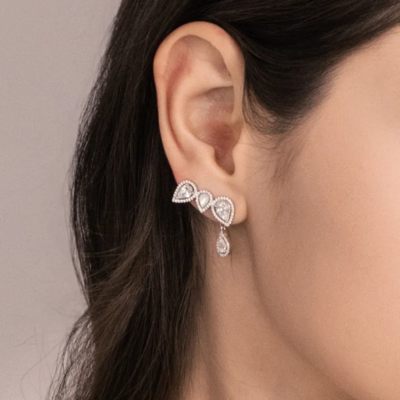 BABYBEI Mother Of Pearl Earrings Women's-4