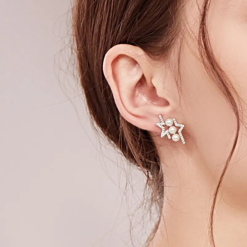 BABYBEI 925 Sterling Silver Clip On Earrings Women's-4