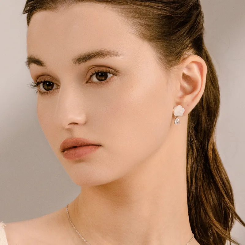 BABYBEI Mother Of Pearl Earrings Women's-1
