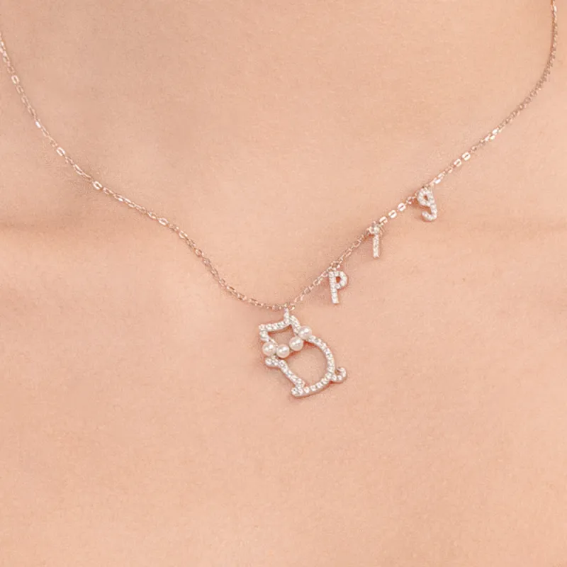 BABYBEI 925 Sterling Silver Necklaces Women's-2