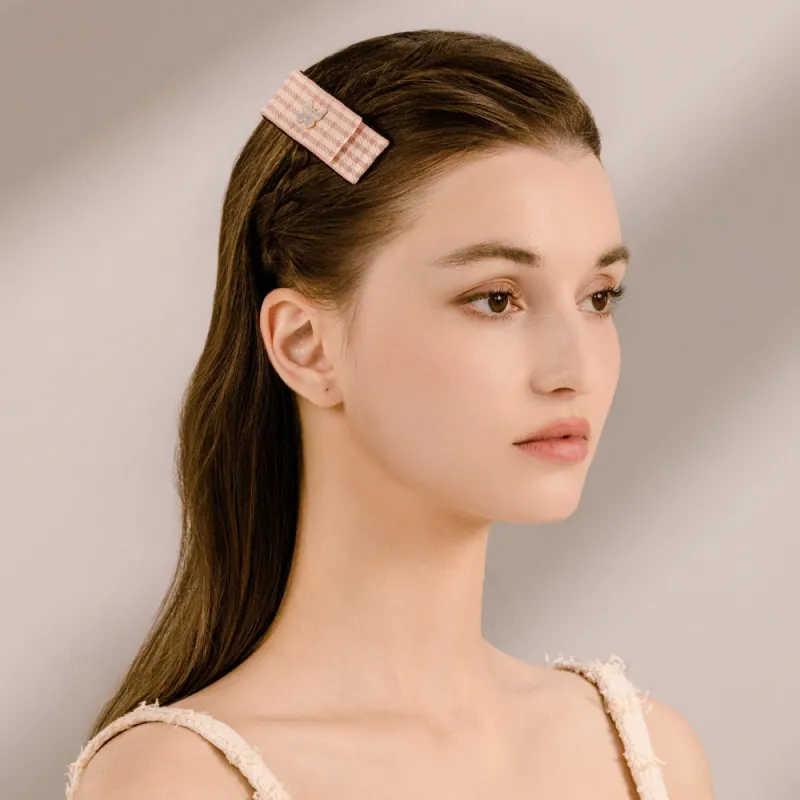 BABYBEI Elegance Sweet Style Stylish Soft Pink Blue Butterfly Hair Clips Women's-2