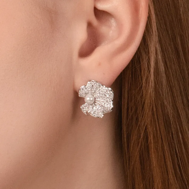 BABYBEI 925 Sterling Silver Clip On Earrings Women's-4