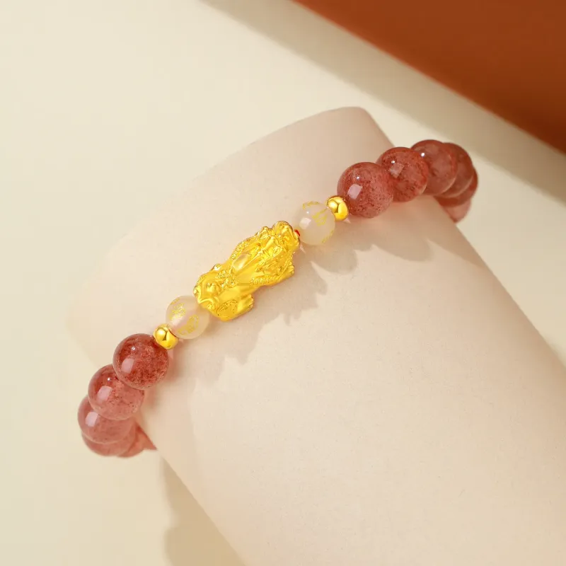 YASHENGZHUBAO Gold Bracelet Unisex-3