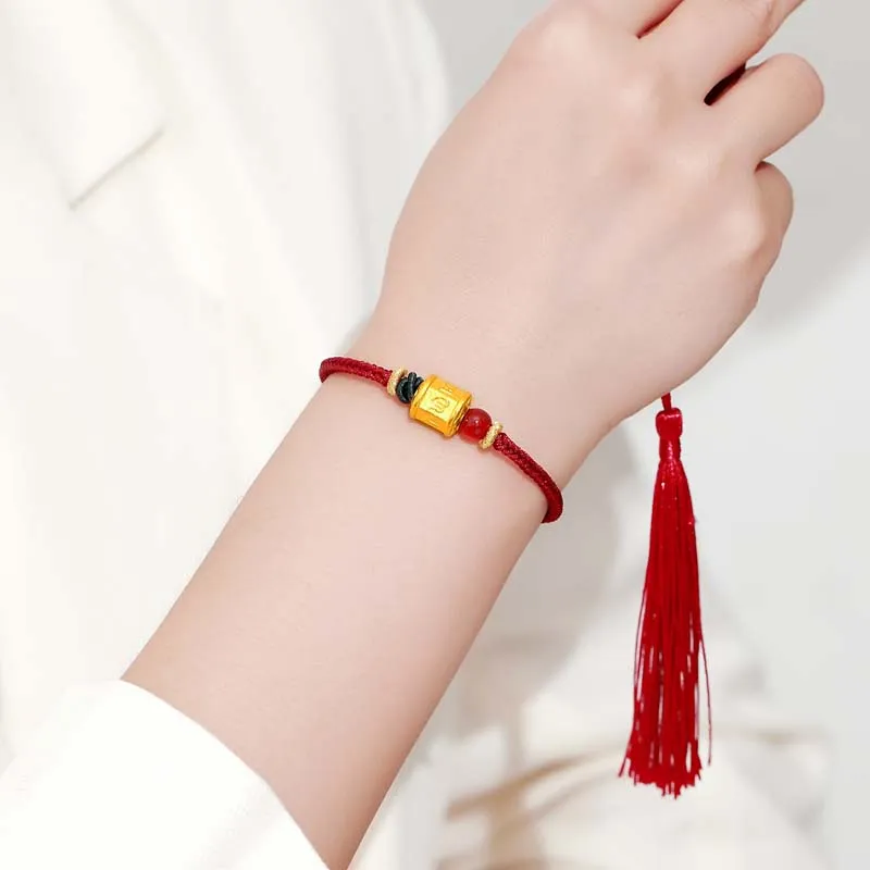 YASHENGZHUBAO Gold Bracelet Unisex-4
