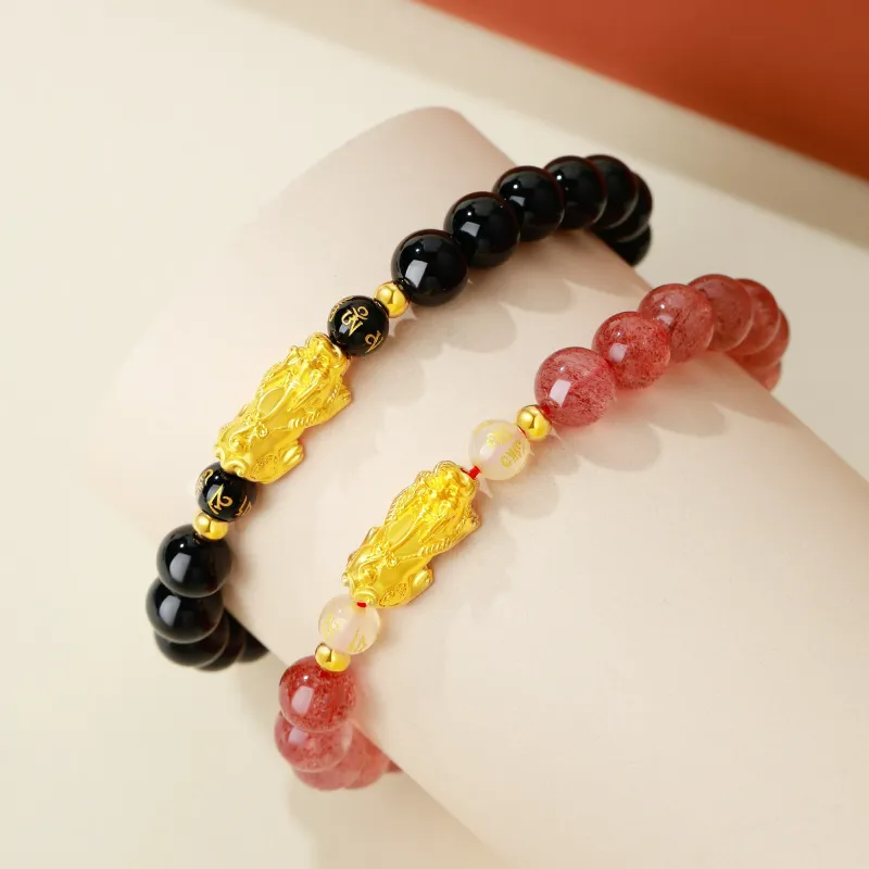 YASHENGZHUBAO Gold Bracelet Unisex-11