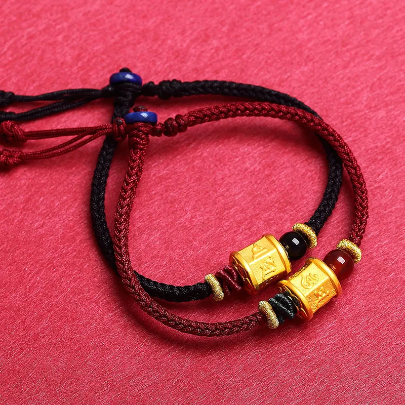 YASHENGZHUBAO Gold Bracelet Unisex-3