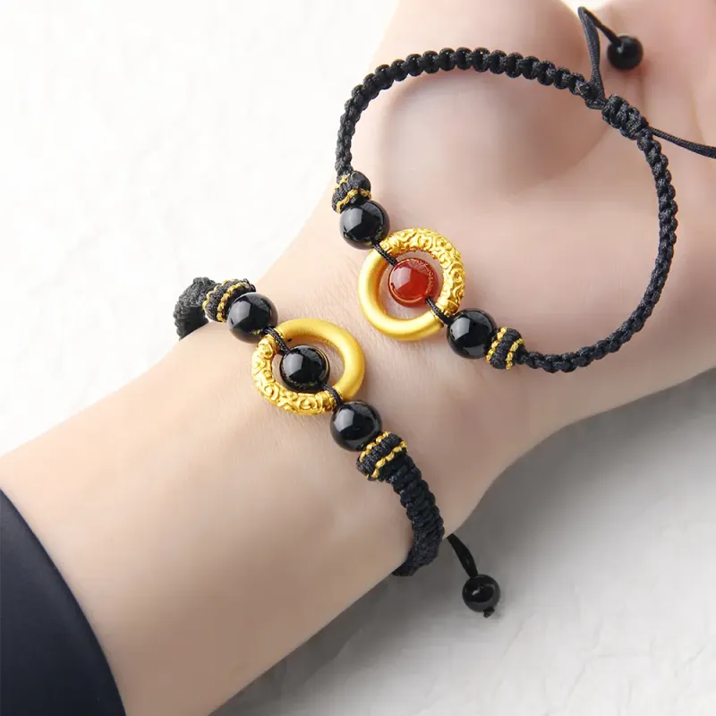 YASHENGZHUBAO Gold Bracelet Unisex-9