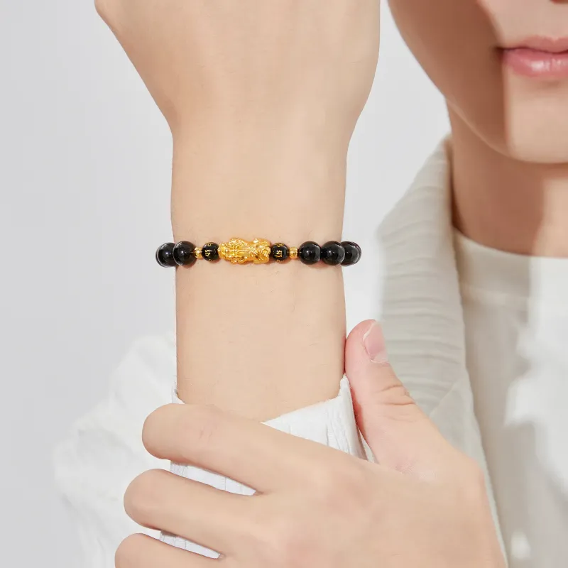 YASHENGZHUBAO Gold Bracelet Unisex-8