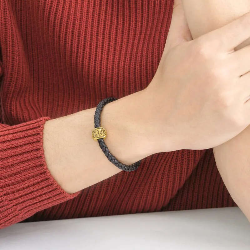 YASHENGZHUBAO Gold Bracelet Men-2