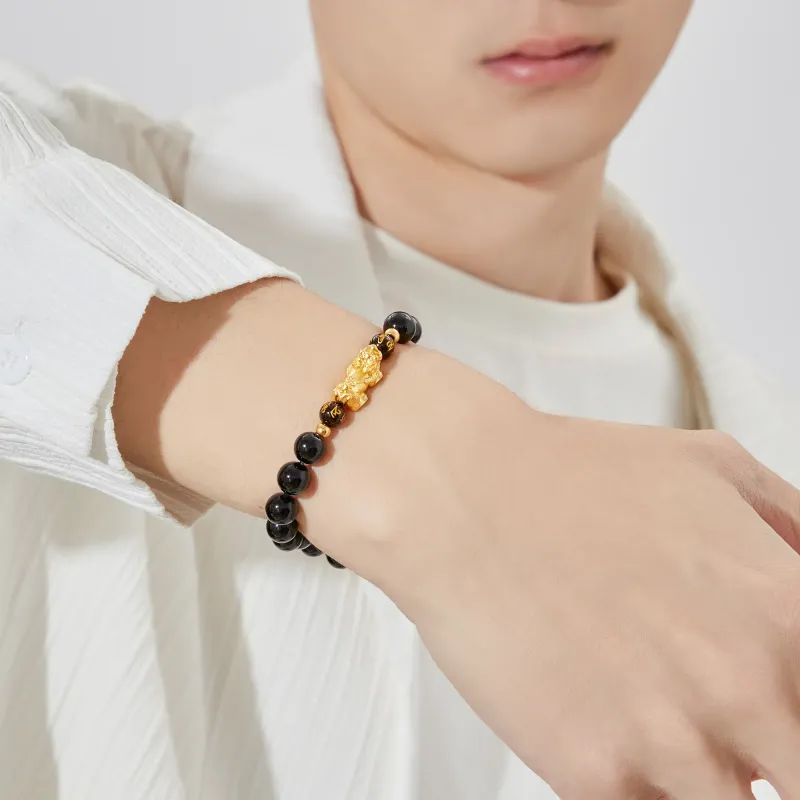 YASHENGZHUBAO Gold Bracelet Unisex-9