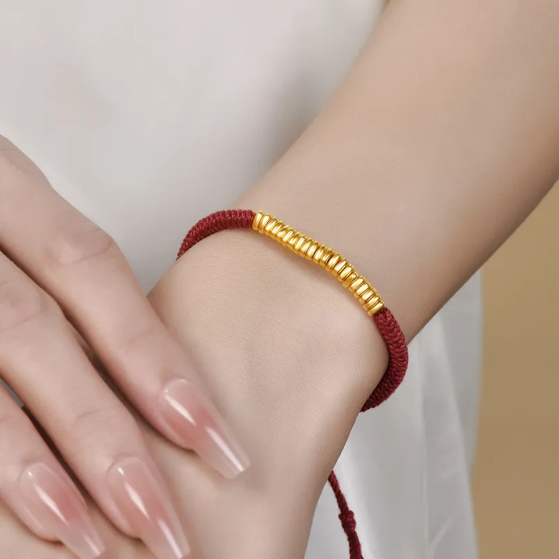 YASHENGZHUBAO Gold Bracelet Women's-5