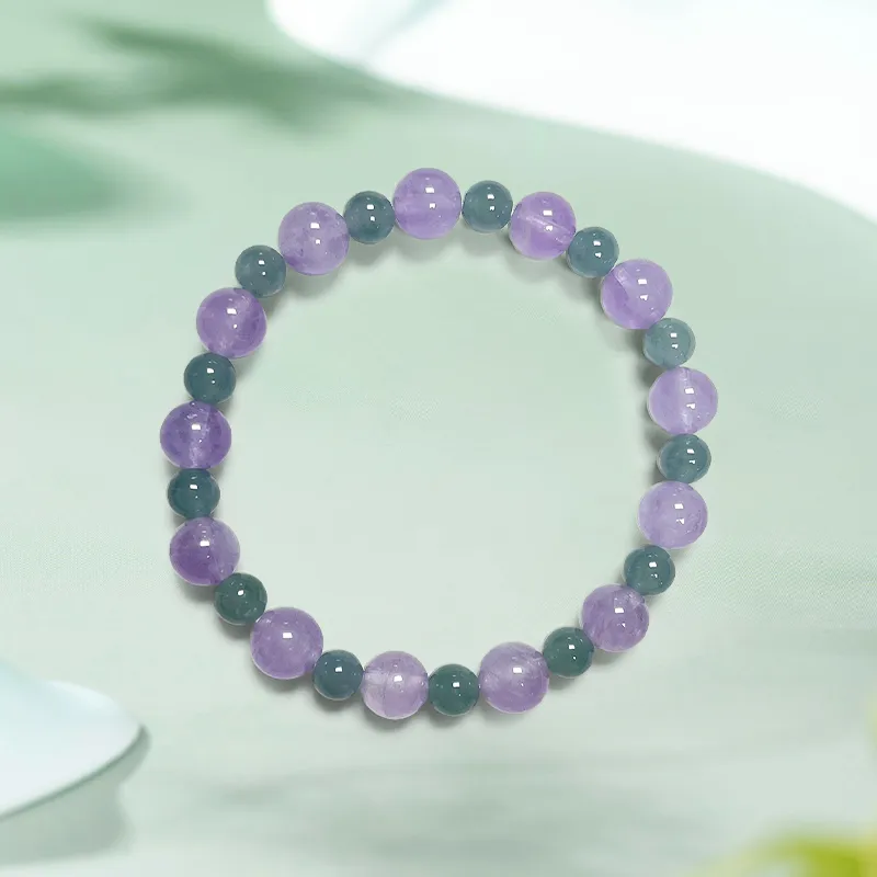 YASHENGZHUBAO Ice Type Jadeite Bracelets Women's-3