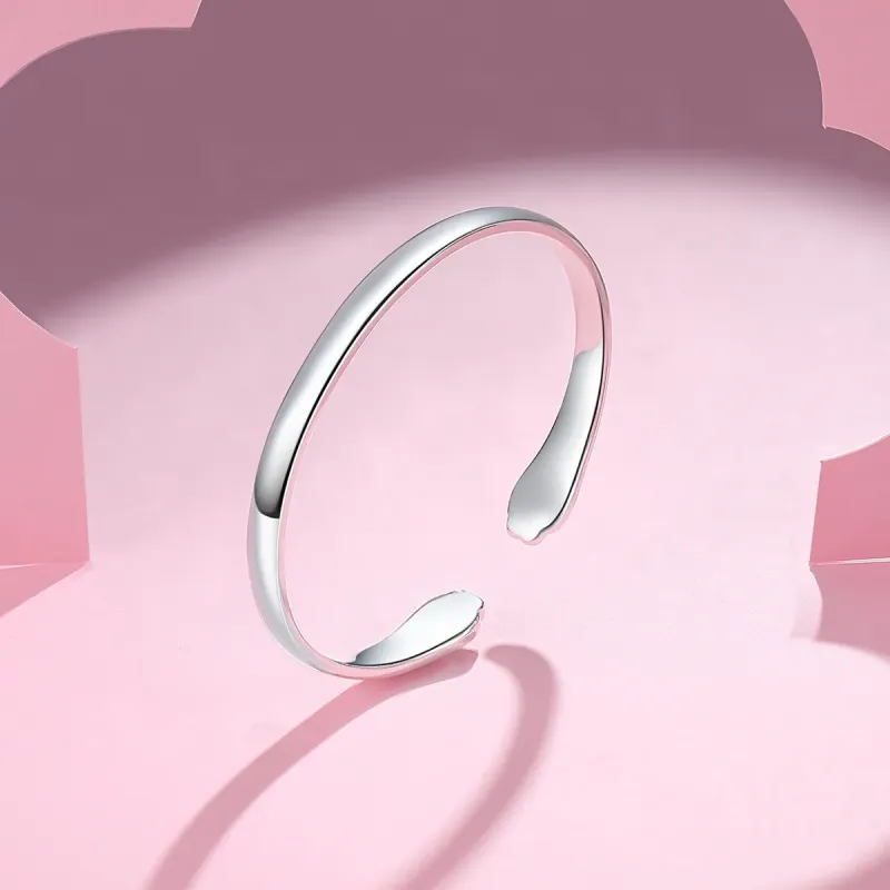 YASHENGZHUBAO 999 Fine Silver Bangles Kids'-4