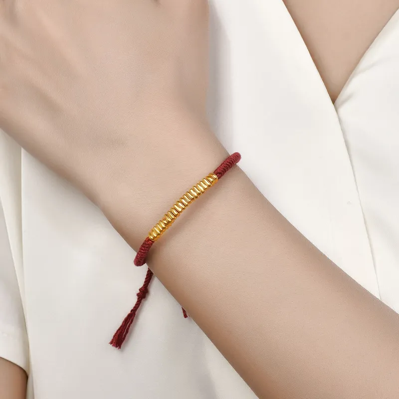 YASHENGZHUBAO Gold Bracelet Women's-4