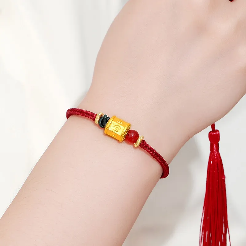 YASHENGZHUBAO Gold Bracelet Unisex-1