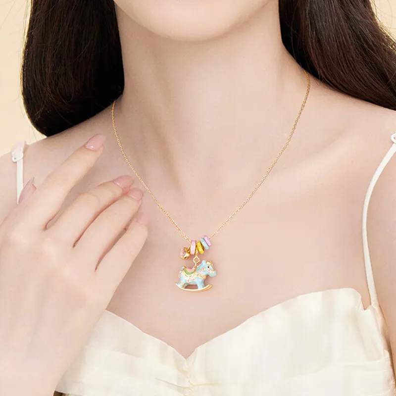 YASHENGZHUBAO S925 Silver Necklaces Women's-2