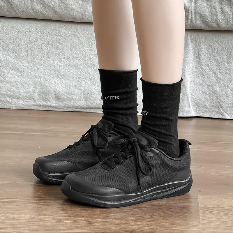 MUYI Breathable Height Increase Low Top Casual Shoes Unisex-19