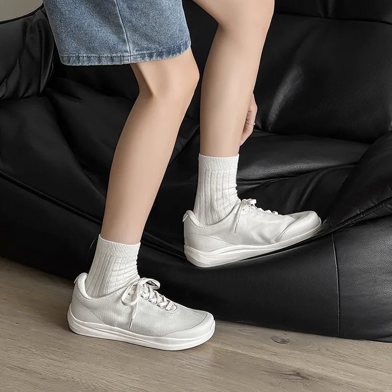 MUYI Breathable Height Increase Low Top Casual Shoes Unisex-24