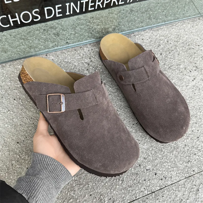 MUYI Rubber Sole Closed Toe Slippers Unisex-47