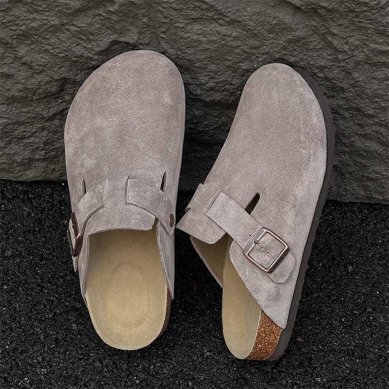 MUYI Rubber Sole Closed Toe Slippers Unisex-54