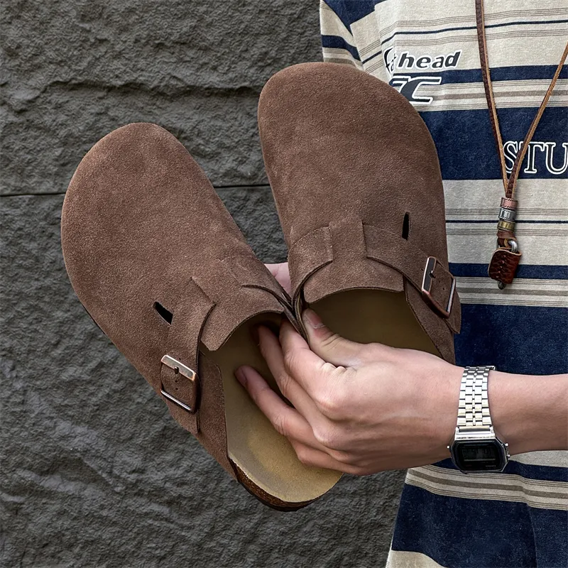 MUYI Rubber Sole Closed Toe Slippers Unisex-39