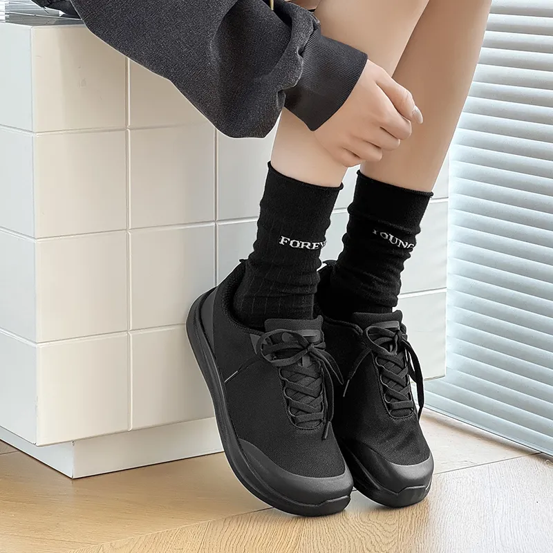 MUYI Breathable Height Increase Low Top Casual Shoes Unisex-14