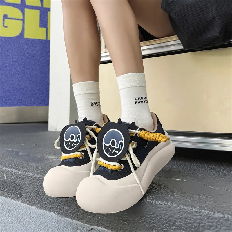 MUYI Breathable Height Increase Low Top Skateboard Shoes Unisex-5