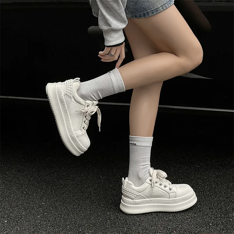 Active Trainee Exclusive Low Top Trendy Board Shoes Unisex Pure White Color-26
