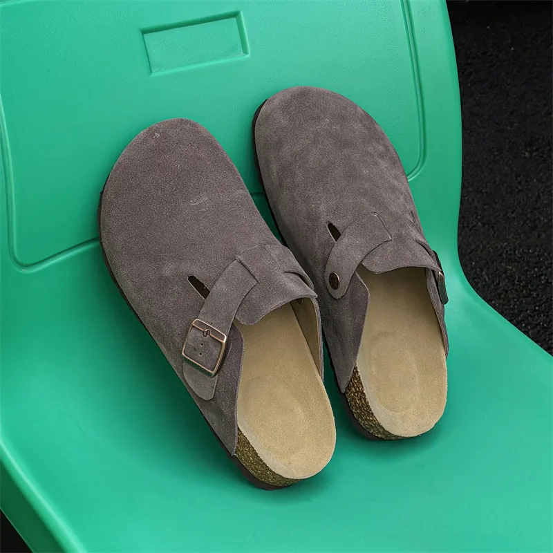 MUYI Rubber Sole Closed Toe Slippers Unisex-46