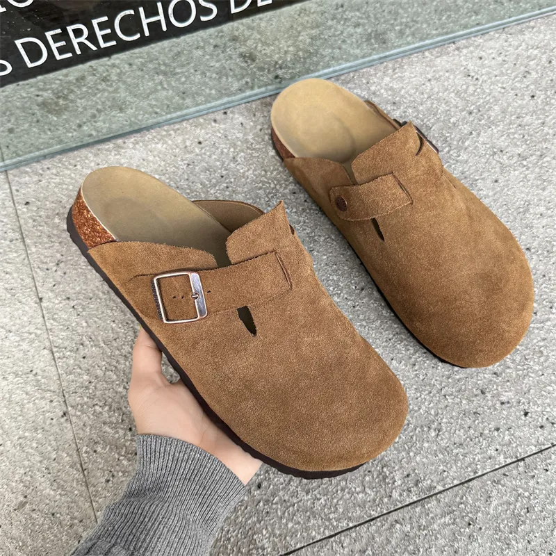 MUYI Rubber Sole Closed Toe Slippers Unisex-60
