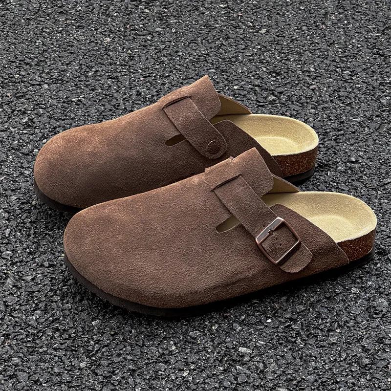 MUYI Rubber Sole Closed Toe Slippers Unisex-67