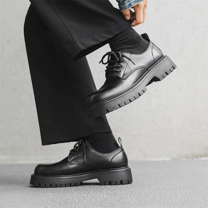 MUYI Men's Casual Shoes Men's Black-5