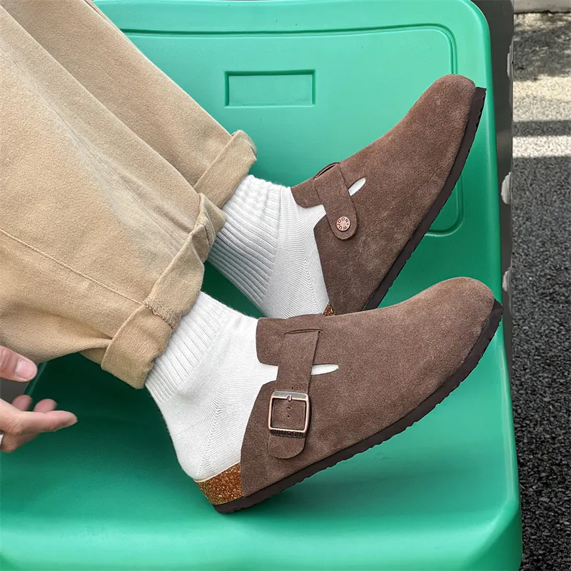 MUYI Rubber Sole Closed Toe Slippers Unisex-42