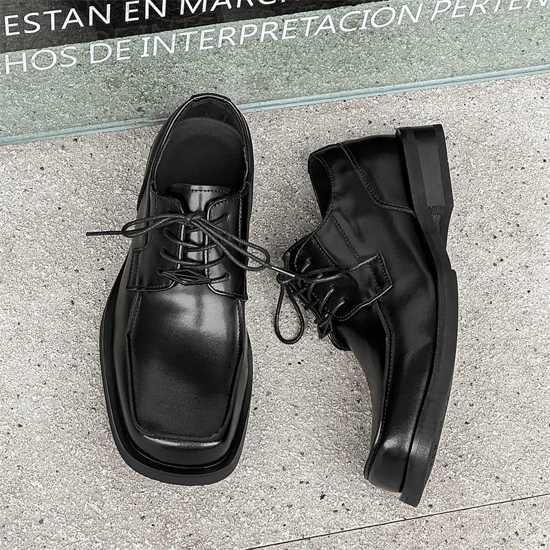 MUYI Low Top Casual Shoes Men's Black-12