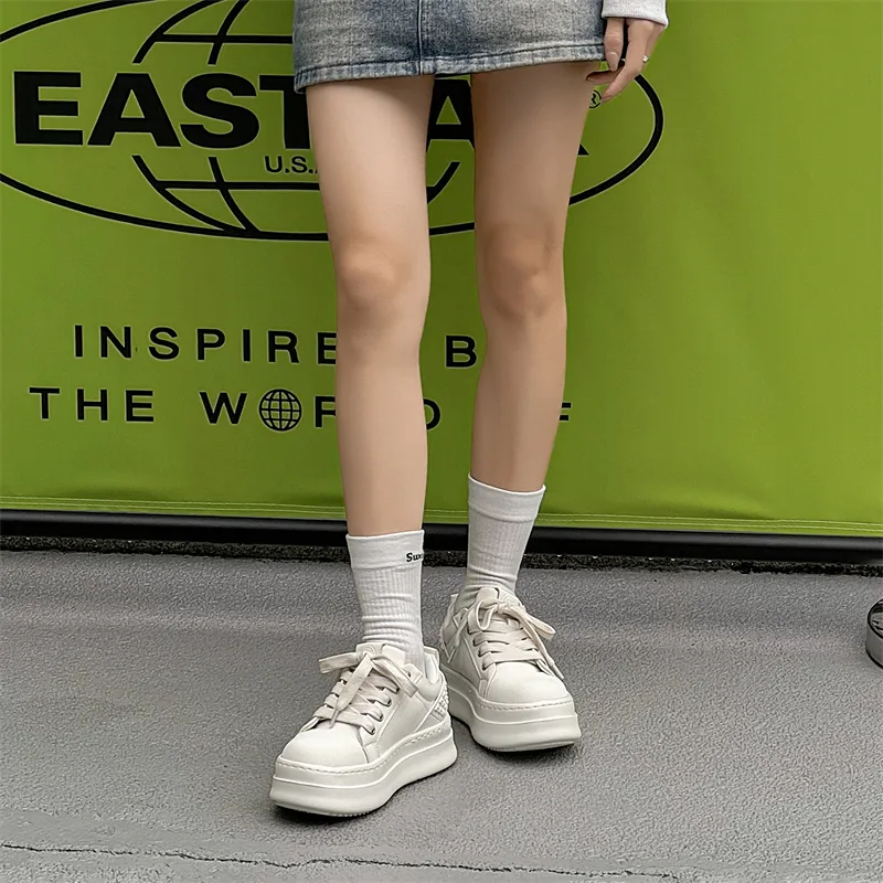 Active Trainee Exclusive Low Top Trendy Board Shoes Unisex Pure White Color-23