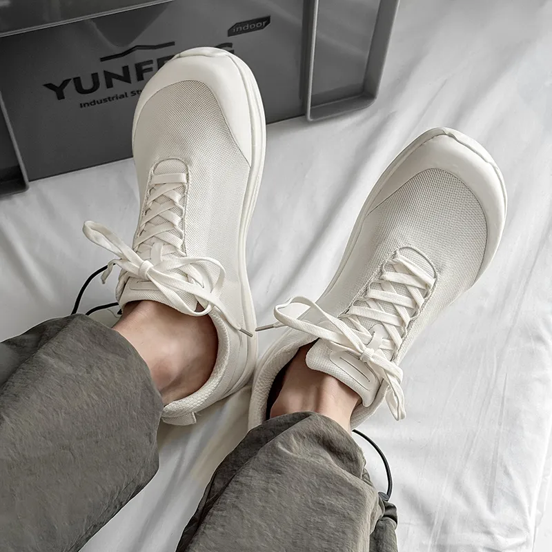 MUYI Breathable Height Increase Low Top Casual Shoes Unisex-11
