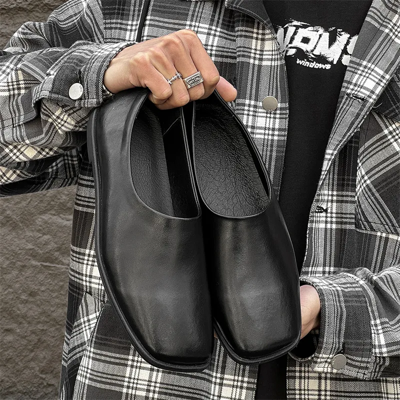 MUYI Low Top Casual Shoes Unisex Black-2