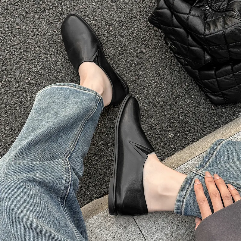 MUYI Low Top Casual Shoes Unisex Black-12