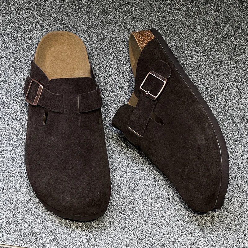 MUYI Rubber Sole Closed Toe Slippers Unisex-62