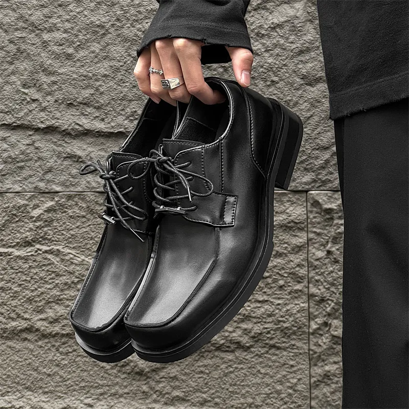 MUYI Low Top Casual Shoes Men's Black-1