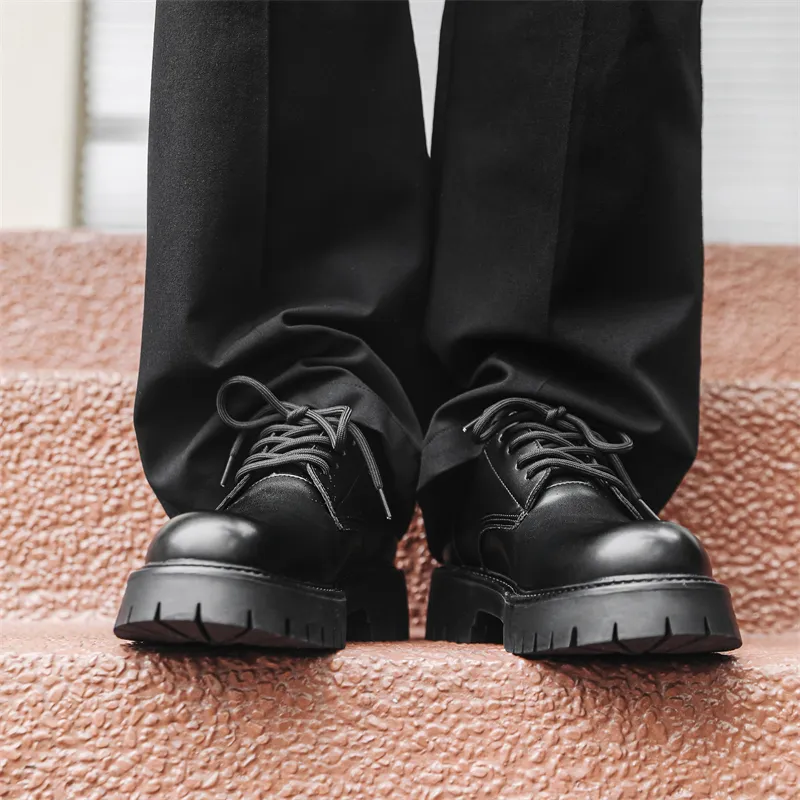 MUYI Men's Casual Shoes Men's Black-7