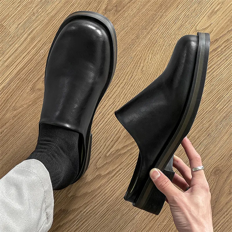 MUYI Rubber Sole Abrasion Resistant Slip Resistant Closed Toe Slippers Men's-10